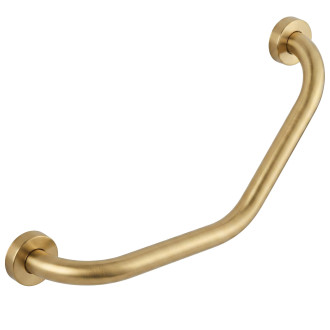 Koupelnové úhlové madlo BRUSH GOLD