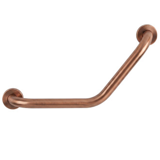 Koupelnové úhlové madlo BRUSH COPPER