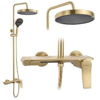 Sprchový set Rea Vision Brush Gold