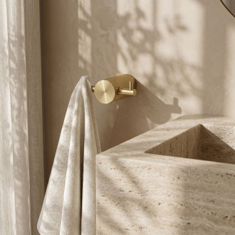 Koupelnový háček 64104A SOLO Brush Gold