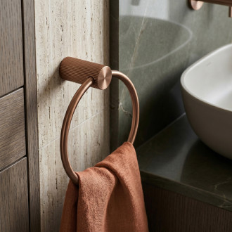 Rea Koupelnový věšák Ring 64106 SOLO Brush Copper REA-84209