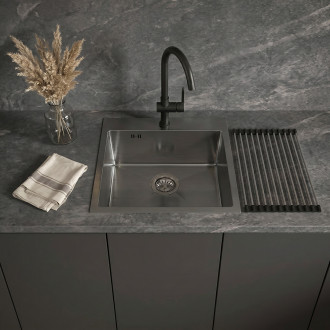 Malawi - roll-up sink drying rack, graphite