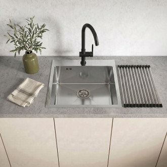 Malawi - roll-up sink drying rack, inox