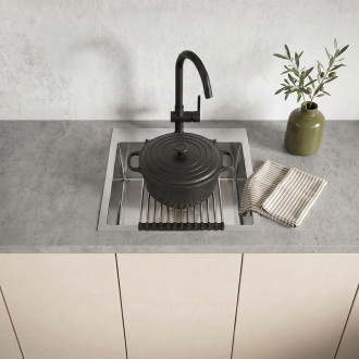 Malawi - roll-up sink drying rack, inox