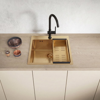 Malawi - sink drying rack, gold