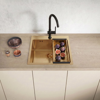 Malawi - sink drying rack, gold