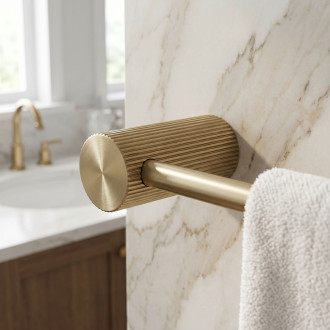 Koupelnový věšák 64101 SOLO Brush Gold