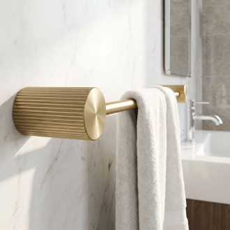 Koupelnový věšák 64101 SOLO Brush Gold