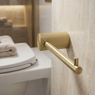 Držák na toaletní papír 64105 SOLO Brush Gold
