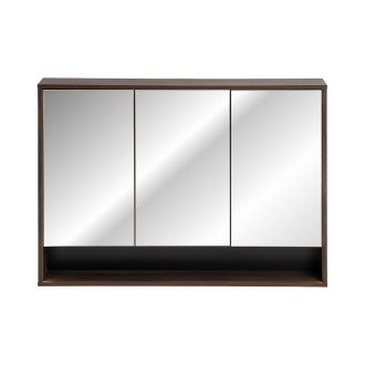 Comad DOROTHY RISTRETTO 84-120-3D Zrcadlová skříňka 120 cm trojími dvířky