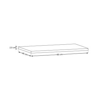 Comad RISTRETTO 89-80-46 M Nábytková deska 80 cm