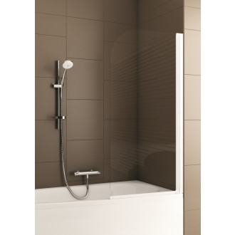 zástěna LUCCA 76 cm - bílá, čiré OLVLUC76