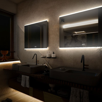 Nimco LED zrcadlo 80x70 dotykový senzor ZP 12003VX