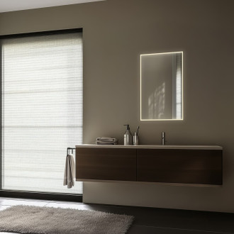Nimco Bílé LED zrcadlo 50x70 dotykový senzor bílá ZPB 13001VX-05