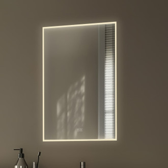 Nimco Bílé LED zrcadlo 50x70 dotykový senzor bílá ZPB 13001VX-05
