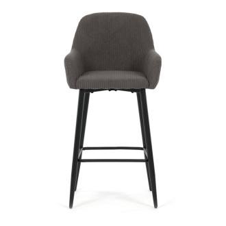 Barová židle Autronic šedá látka AUB-V4009 GREY6