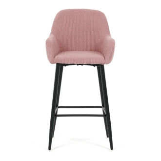 Barová židle Autronic růžová látka AUB-V4009 PINK6
