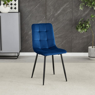 Jídelní židle Autronic modrá látka CT-281 BLUE4
