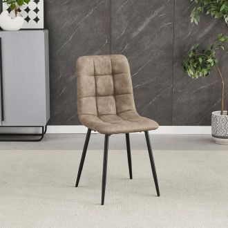 Jídelní židle Autronic hnědá látka CT-281 COF3