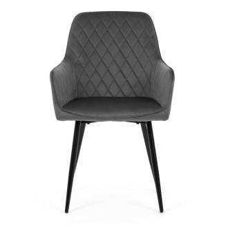 Jídelní židle Autronic šedá látka DCH-215 GREY4