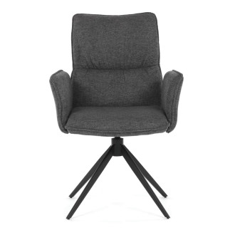Jídelní židle Autronic šedá látka DCH-D1328 GREY2