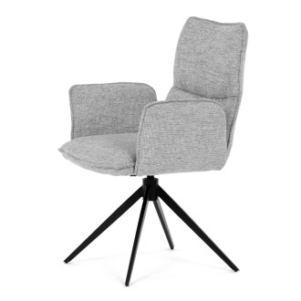 Jídelní židle Autronic šedá látka DCH-D1328 SIL2