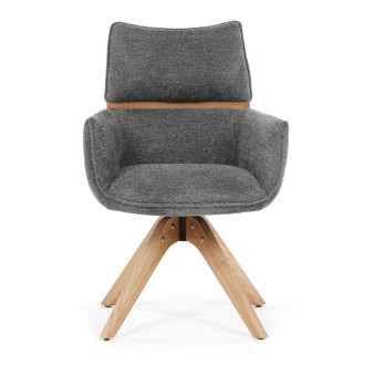Jídelní židle Autronic šedá látka DCH-D1348 GREY2