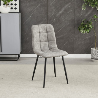 Jídelní židle Autronic šedá látka CT-281 GREY3