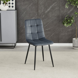 Jídelní židle Autronic šedá látka CT-281 GREY4