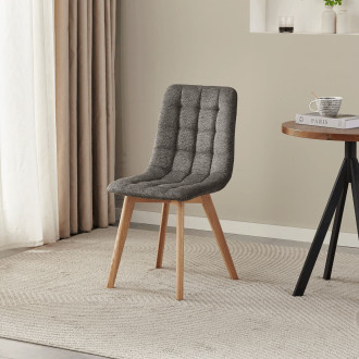 Jídelní židle Autronic šedá látka CT-291 GREY2