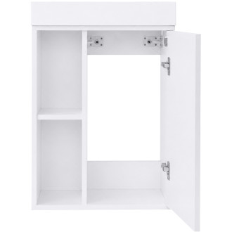 CERANO - Umyvadlová skříňka pro WC Sofia - bílá matná + umyvadlo z lit. mramoru Sofia - bílá matná - 50x70x25 cm