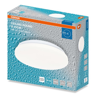 Koupelnové stropní svítidlo, ø 210mm, OSRAM,1320lm, 12W, 4000K, IP44