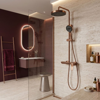 Sprchový set Rea Vision Brush Copper