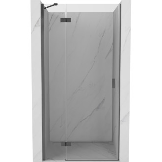 Sprchové dveře Mexen Mist-H s levými panty 90 cm, průhledné, stříbrná - 8A5-090-000-95-00-L
