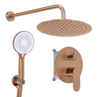 Rea Podomítková sprchová sada Rea Drop Brush Copper + BOX REA-P9660