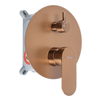Podomítková sprchová sada Rea Drop Brush Copper + BOX