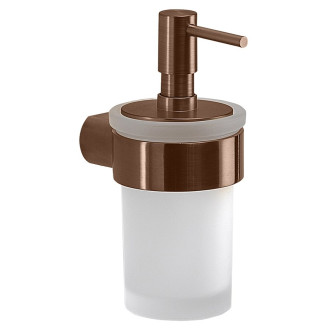 PIRENEI dávkovač mýdla 110 ml, mléčné sklo, měď mat PI8182