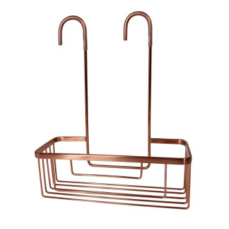 SMART polička do sprchy závěsná, na baterii, 300x375x120 mm, měď mat 248982