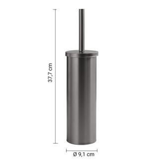 FLIP WC štětka na postavení, gun metal