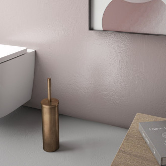 FLIP WC štětka na postavení, měď mat