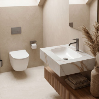 Nástěnné umyvadlo REA Aresa Grey Gold 60