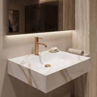 Nástěnné umyvadlo REA Aresa Grey Gold 60