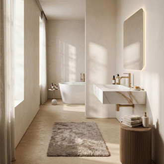 Nástěnné umyvadlo REA Aresa Grey Gold 60