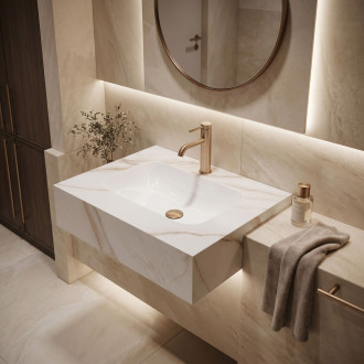 Nástěnné umyvadlo REA Aresa Grey Gold 60