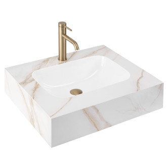 Nástěnné umyvadlo REA Aresa Grey Gold 60