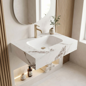 Nástěnné umyvadlo REA Aresa Cold Jade 70