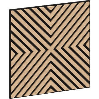 Mexen Linea 01 panel ścienny akustyczny 60 x 60 cm (4szt.), filc 9 mm, fornir techniczny, Bielony Dąb - S110-60607-01-040