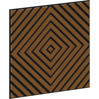 Akustický nástěnný panel Mexen Linea 03 60 x 60 cm (4 ks), plsť 9 mm, technická dýha, přírodní dub - S110-60607-03-042