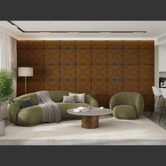 Mexen Linea 05 panel ścienny akustyczny 60 x 60 cm (4szt.), filc 9 mm, fornir techniczny, Dąb Natural - S110-60607-05-042