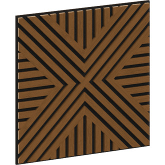 Mexen Linea 05 panel ścienny akustyczny 60 x 60 cm (4szt.), filc 9 mm, fornir techniczny, Dąb Natural - S110-60607-05-042